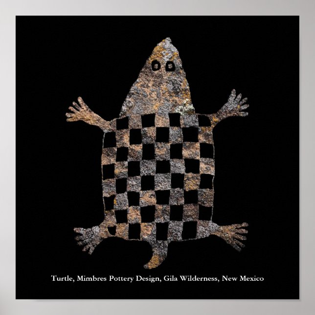 Mimbres Pottery Design Poster (Vorne)
