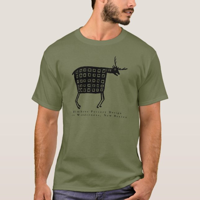 Mimbres Pottery Design T - Shirt (Vorderseite)
