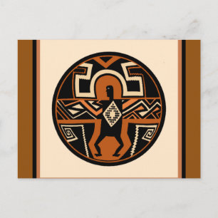 Mimbres Warrior Postkarte