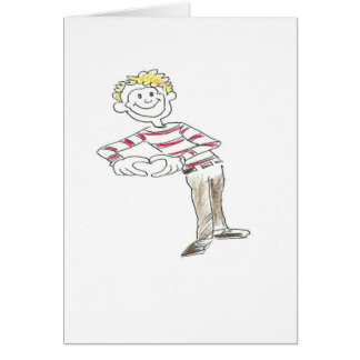 Mime mit Händen in Herzform