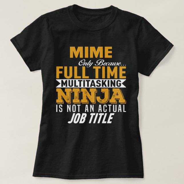 Mime T-Shirt (Design vorne)