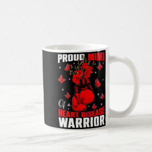 Mimi als Herz-Krieger Herzkrankheit-Bewusstsein Bo Kaffeetasse