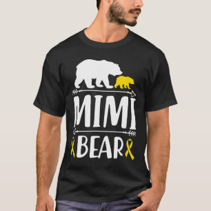 Mimi Bären Krebs Bewusstsein geben Geschenk Mama e T-Shirt