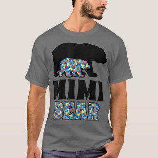 Mimi Bear Autismus Bewusstsein T-Shirt