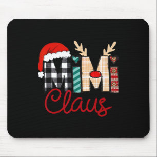 Mimi Claus Reindeer Christmas Mousepad
