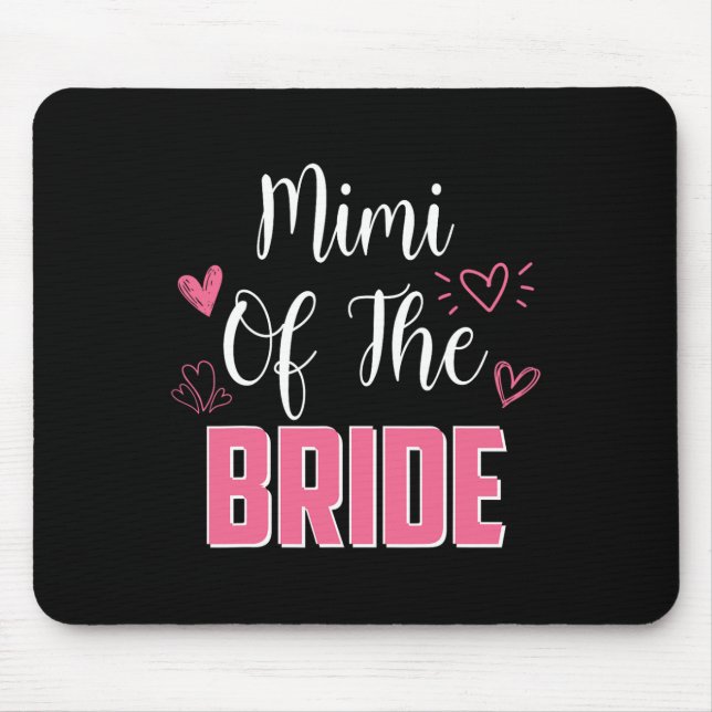 Mimi der Brautfamilie Hochzeitsfeier als Ehefrau Mousepad (Vorne)