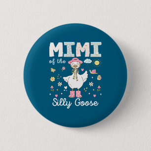 Mimi der dummen Gans 1. Geburtstagsmädchen Familie Button