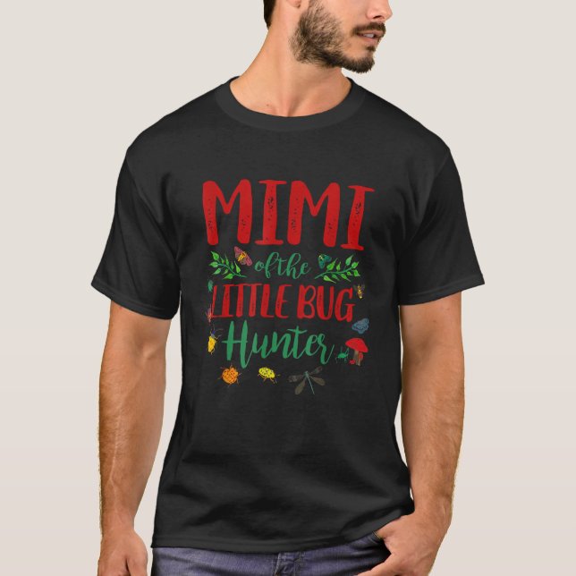 Mimi der kleinen Bug Hunter Familie Ladybug Geburt T-Shirt (Vorderseite)