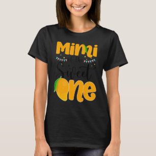 Mimi der süßen ein Mango Frucht Thema 1st Birthd T-Shirt