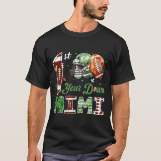 Mimi des 1-jährigen Fußball-Jungen zum 1. Geburtst T-Shirt