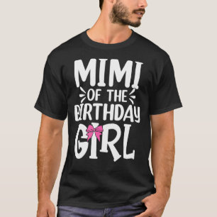 Mimi des Geburtstags Mama Vater Kinder Familienmat T-Shirt