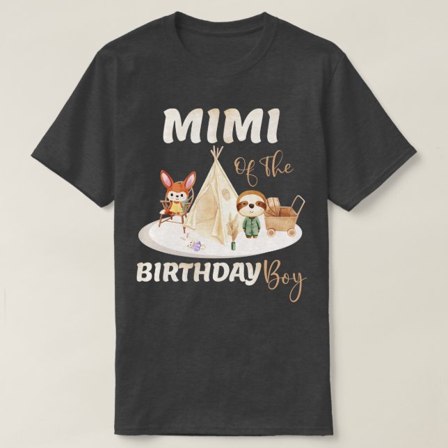Mimi des Geburtstags T-Shirt (Design vorne)