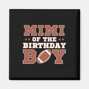 Mimi des Geburtstagsjungen Fußball Kids 1. Geburts Magnet