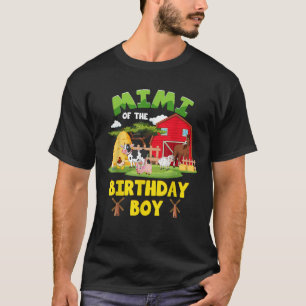 Mimi des Geburtstagsjungen Haustiere Barnyard Par T-Shirt