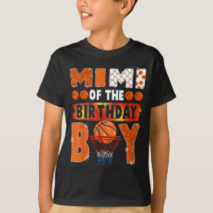 Mimi des geburtstagskindes basketballliebhabers zu T-Shirt