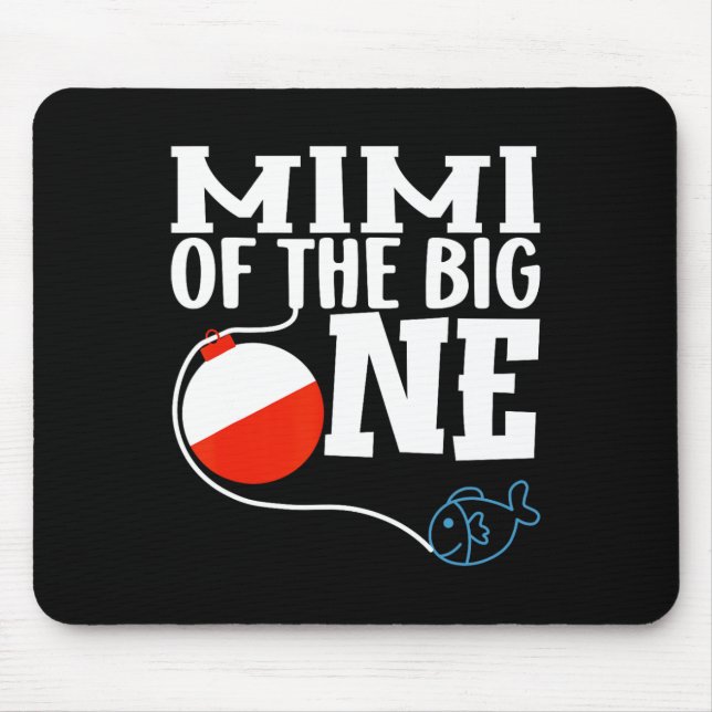 Mimi des großen Fischereijunges zum ersten Geburts Mousepad (Vorne)