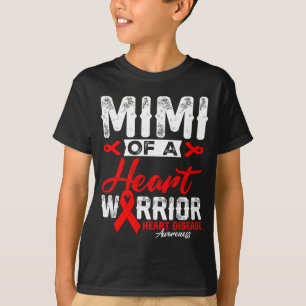 Mimi eines Herzens Krieger Herzerkrankung rotes Ba T-Shirt