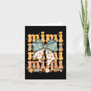 Mimi Floral Coquette Bow Mütter Tag Frauen Großmut Karte