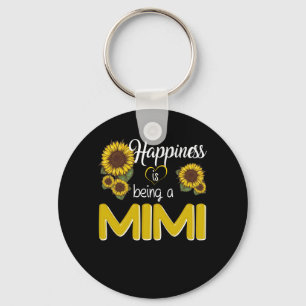 Mimi-Geschenk Glück ist eine MiMi Sonnenblume Schlüsselanhänger