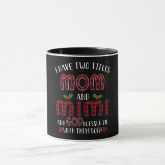 Mimi-Geschenk| Ich habe zwei Titel Mama und Mimi Tasse