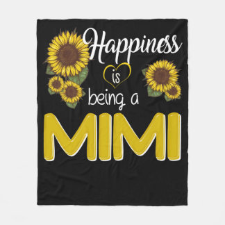 Mimi Gift | Glück ist eine MiMi Sonnenblume Fleecedecke