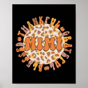 Mimi Großmutter Erntedank Mimi Grandm Poster