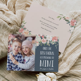 Mimi Großmutter Muttertagsfotokarte