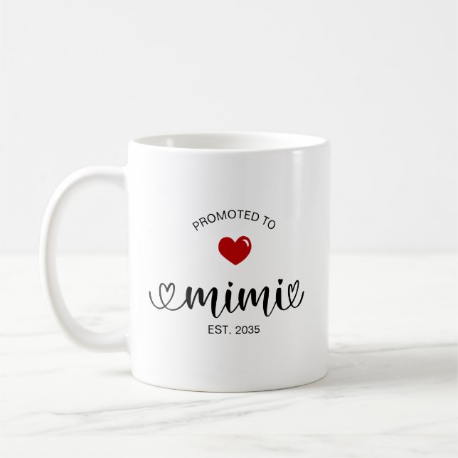 Mimi hat ein neues Oma-Geschenk etabliert Kaffeetasse (Links)