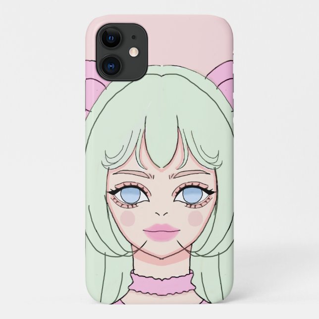 Mimi i iPhone Case - ruhig und niedlich (Rückseite)