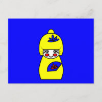Mimi (Kokeshi Doll) Postcard