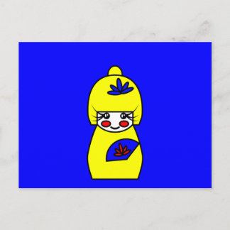 Mimi (Kokeshi Doll) Postcard Postkarte