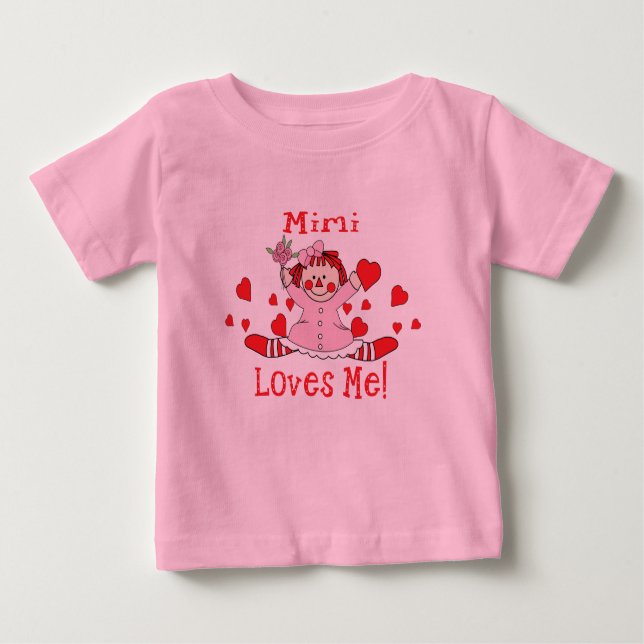 Mimi Liebe Rag Doll Baby T-shirt (Vorderseite)