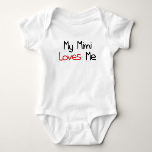 Mimi Lieben ich Baby Strampler