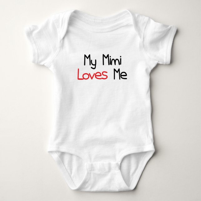 Mimi Lieben ich Baby Strampler (Vorderseite)