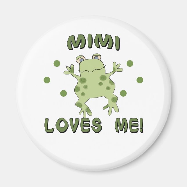 Mimi Lieben Me Frog Magnet (Vorne)