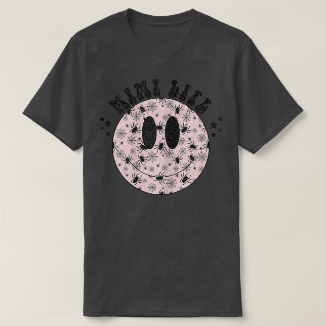 Mimi Life Ghost Spooky Gesicht, Halloween Mim T-Shirt (Design vorne)