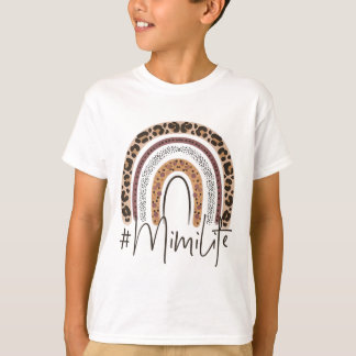 Mimi Life Oma Cheetah Leopard Frauen Weihnachten T-Shirt
