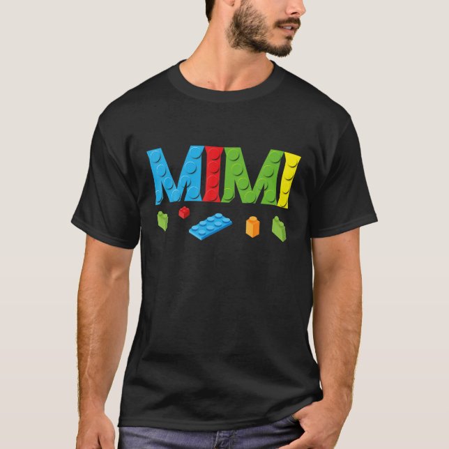 Mimi Master Builder Gebäude Bricks Blocks Family T-Shirt (Vorderseite)
