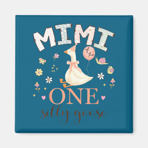 Mimi One Silly Goose 1. Grafik-Art Magnet