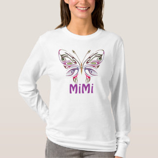 MiMi personalisierter Schmetterling T-Shirt