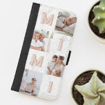 MIMI Pink Letters Family Foto Collage Marmor iPhone 8/7 Plus Geldbeutel-Hülle<br><div class="desc">Schicken Sie Ihrer Großmutter (MIMI) eine wunderschöne personalisierte Portemonnaie, die sie schätzen wird. Personalisiertes Foto sammelt Handy-Geldbeutel, um Ihre eigenen speziellen Fotos und Erinnerungen für die Familie anzuzeigen. Unser Design zeichnet sich durch ein einfaches Design von vier Foto Collage Grid mit "MIMI" Buchstaben aus, die im Gitterdesign dargestellt sind. Ein...</div>