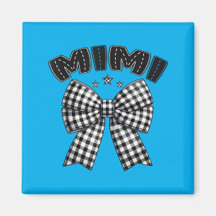 Mimi Pit Crew Family Racing Geburtstagsrennwagen Magnet