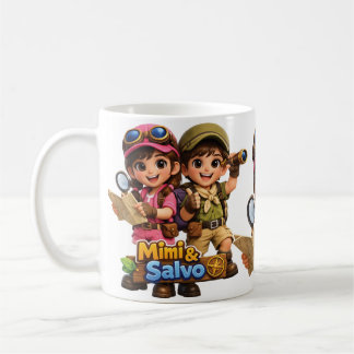 Mimi & Salvo Zwillinge Mädchen & Junge Kaffeetasse