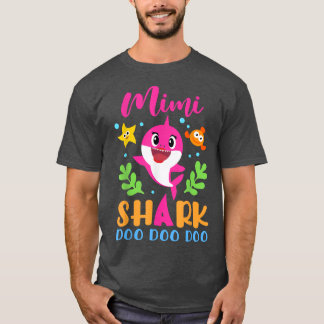 Mimi Shark Mimi Shark Lover Familienmüttertag T-Shirt