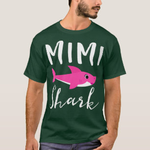 Mimi Shark Oma Großmutter Pink Shark G T-Shirt