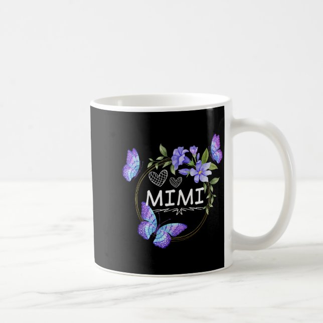 Mimi Shirt For Women With Butterflies Mother's Day Kaffeetasse (Rechts)