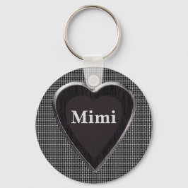 Mimi stahl My Heart Keychain Schlüsselanhänger