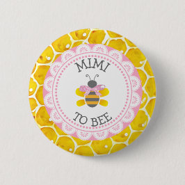 Mimi to Bee Baby Showbutton Button