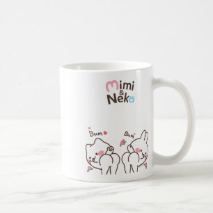 Mimi und Neko Bum Bum Dancing Kaffeetasse