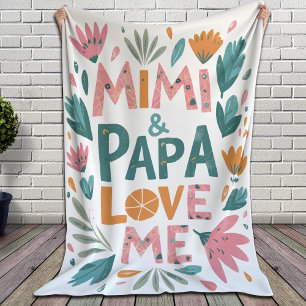 Mimi und Papa Liebe Me - Florenz Fleecedecke